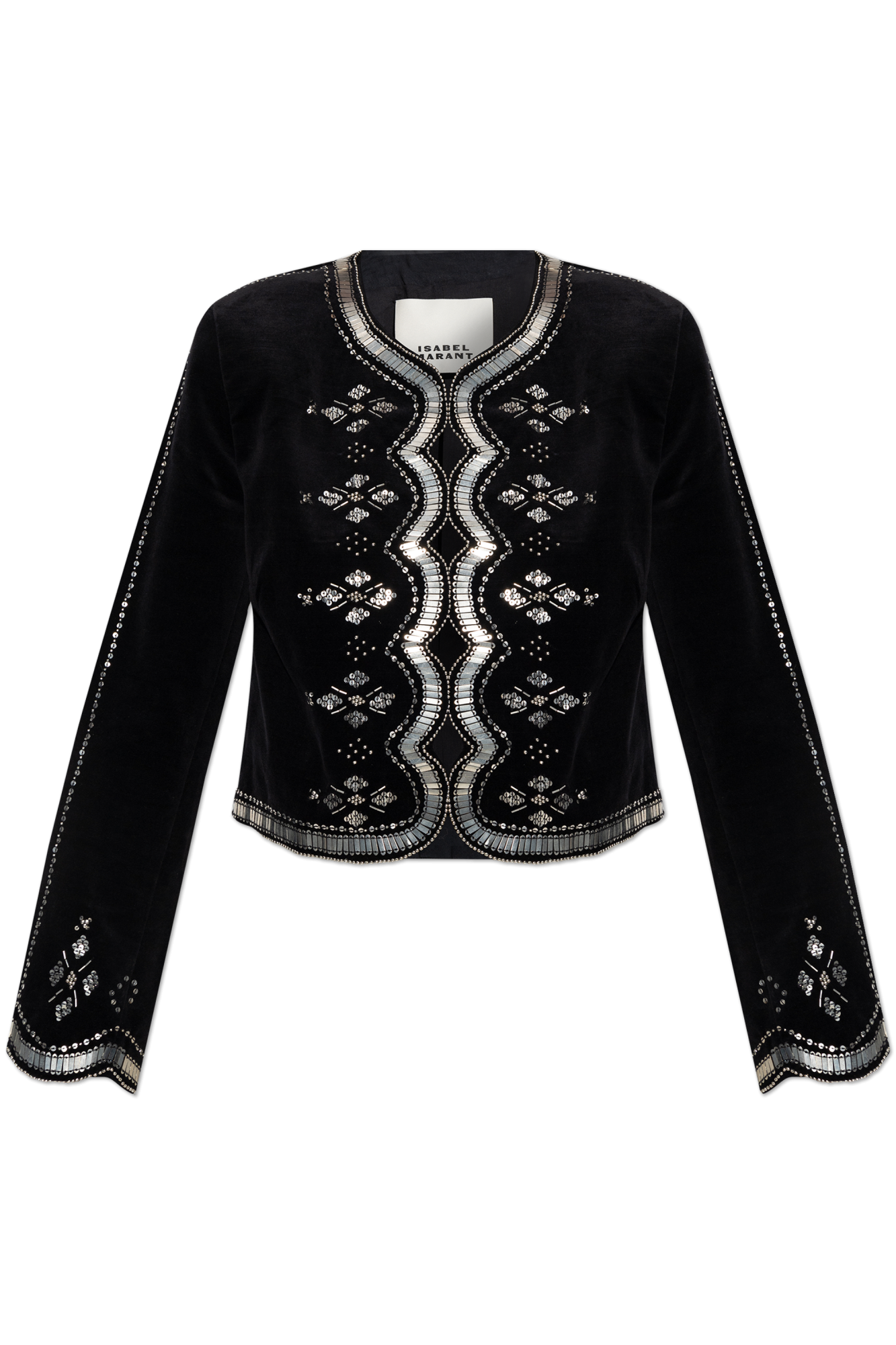ジャケット・アウター Isabel Marant Eowyn Cape Ecru Isabel Marant Khaki Julie Jacket - Jackets - Free Shipping